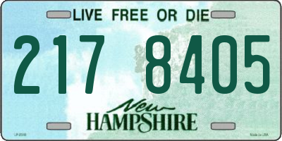 NH license plate 2178405