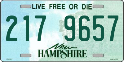 NH license plate 2179657