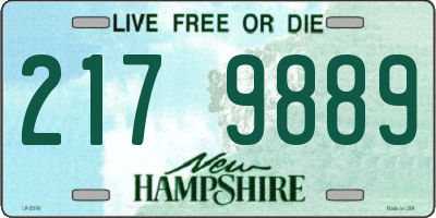 NH license plate 2179889
