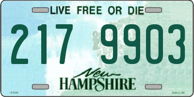 NH license plate 2179903