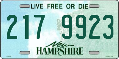 NH license plate 2179923