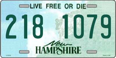 NH license plate 2181079