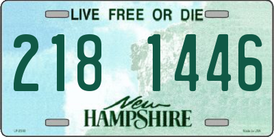 NH license plate 2181446