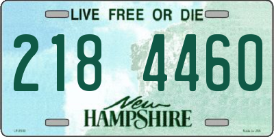 NH license plate 2184460