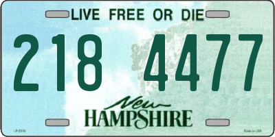 NH license plate 2184477