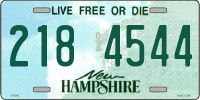NH license plate 2184544