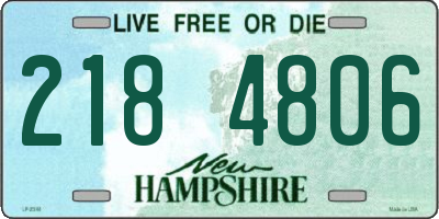 NH license plate 2184806