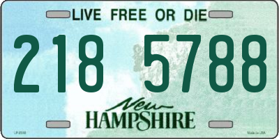 NH license plate 2185788