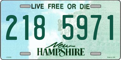 NH license plate 2185971
