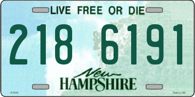NH license plate 2186191
