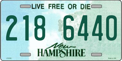 NH license plate 2186440
