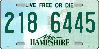NH license plate 2186445