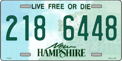 NH license plate 2186448