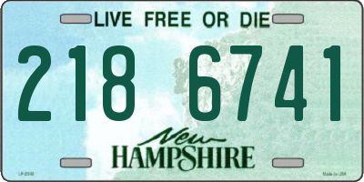 NH license plate 2186741