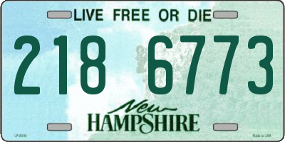 NH license plate 2186773