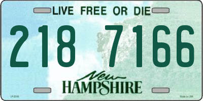 NH license plate 2187166