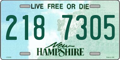 NH license plate 2187305