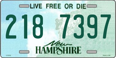 NH license plate 2187397