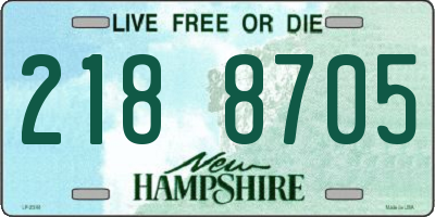 NH license plate 2188705