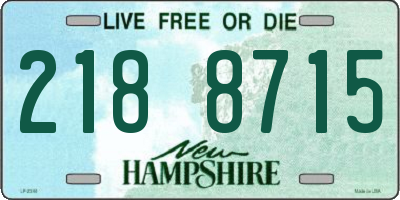 NH license plate 2188715