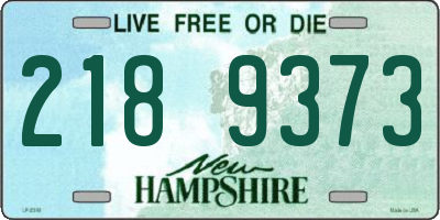 NH license plate 2189373