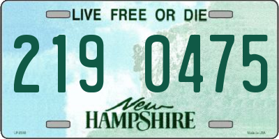 NH license plate 2190475