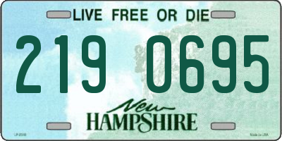 NH license plate 2190695