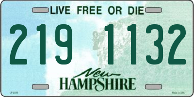 NH license plate 2191132