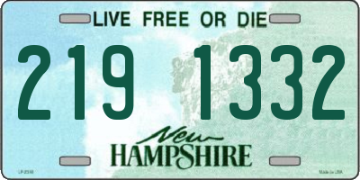NH license plate 2191332