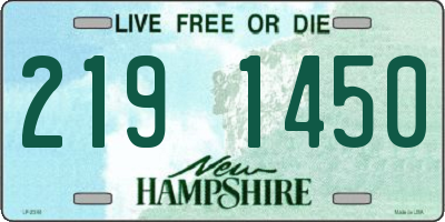 NH license plate 2191450