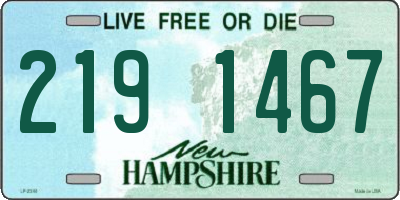 NH license plate 2191467