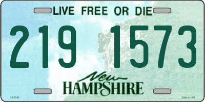 NH license plate 2191573
