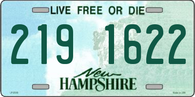 NH license plate 2191622