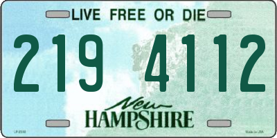 NH license plate 2194112