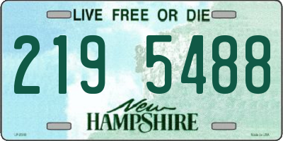 NH license plate 2195488