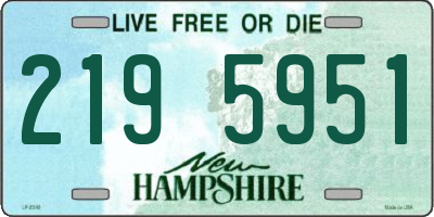 NH license plate 2195951