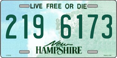 NH license plate 2196173