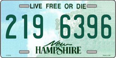 NH license plate 2196396