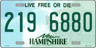NH license plate 2196880