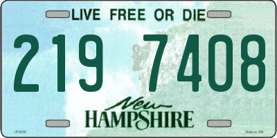 NH license plate 2197408