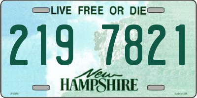 NH license plate 2197821