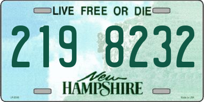 NH license plate 2198232