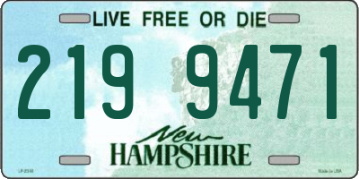 NH license plate 2199471