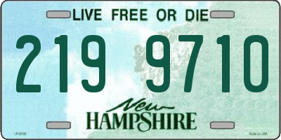 NH license plate 2199710