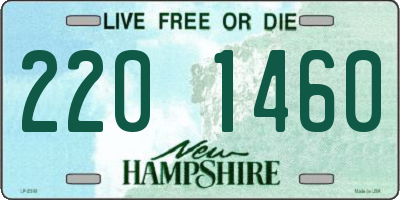NH license plate 2201460