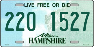 NH license plate 2201527