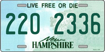 NH license plate 2202336