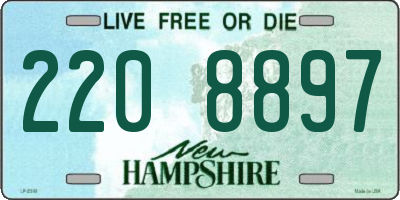 NH license plate 2208897