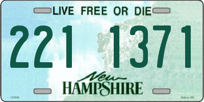NH license plate 2211371