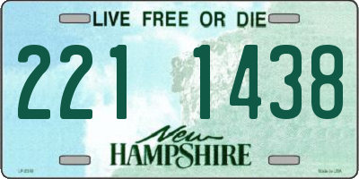 NH license plate 2211438
